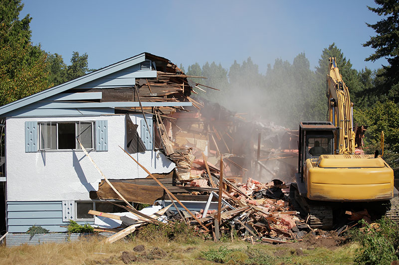 Residential Demolition Planning House Break Image